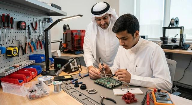 Students and mentors taking part in RoboNest Incubator